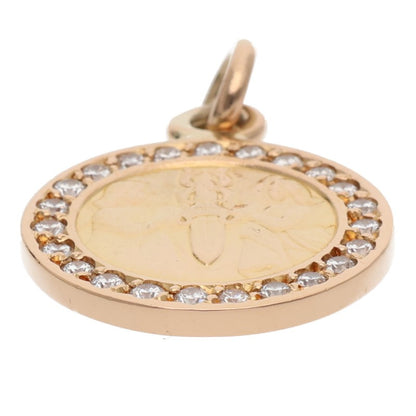 Chrome Hearts 22K Angel Medal Pave Diamond