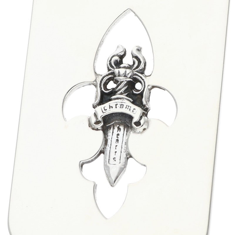 Chrome Hearts Fleur Dagger Dog Tag 925 Silver Size ONE SIZE