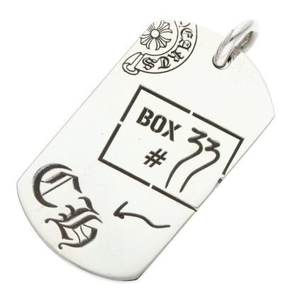 Chrome Hearts Aoyama 20th Anniv Dog Tag 925 Size ONE SIZE