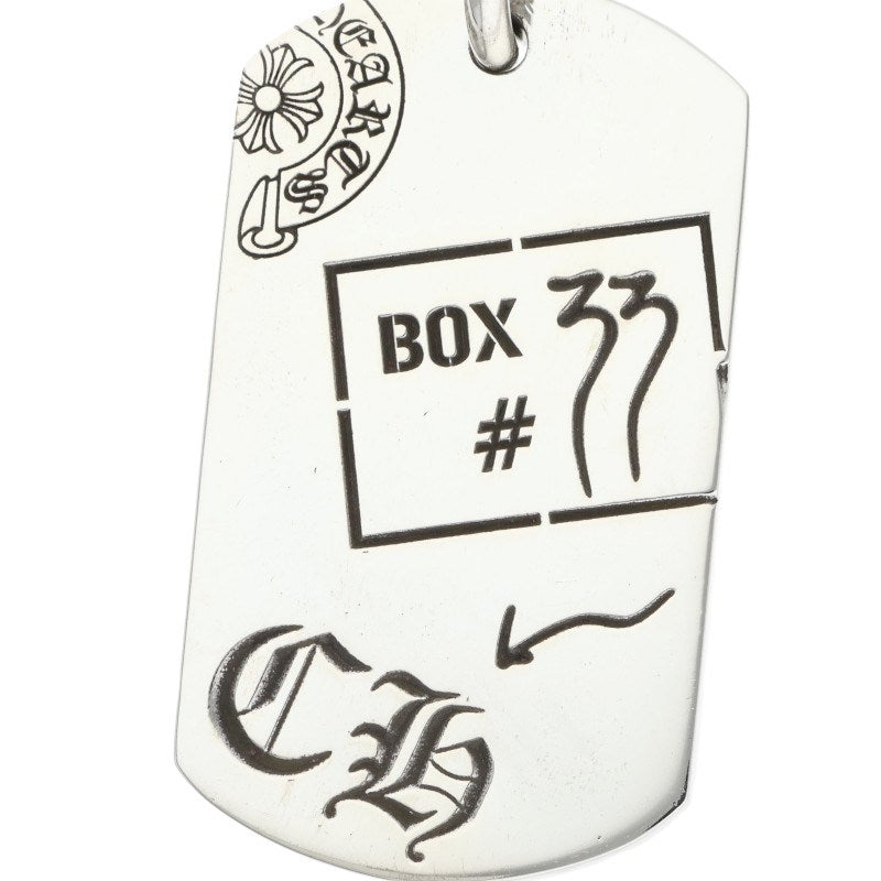 Chrome Hearts Aoyama 20th Anniv Dog Tag 925 Size ONE SIZE