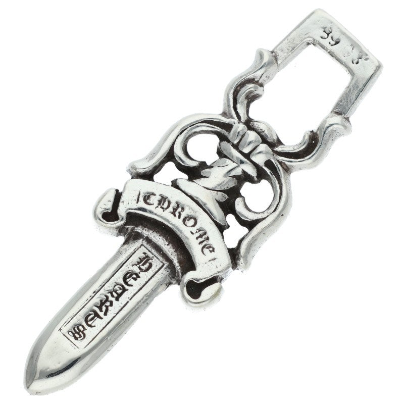 Chrome Hearts #10 Dagger Pendant Sterling Size ONE Silver
