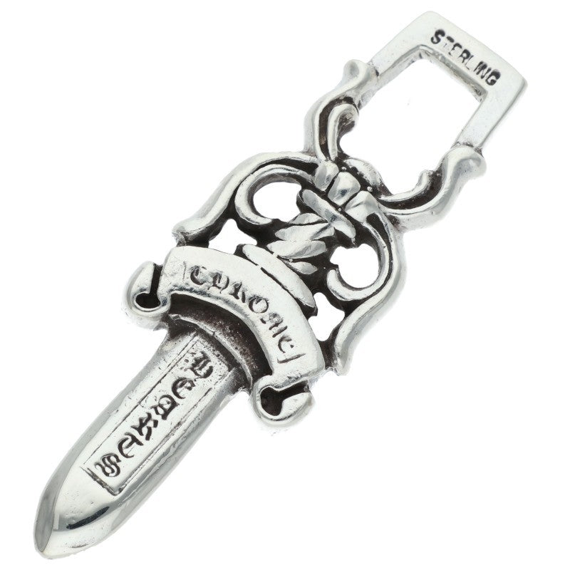 Chrome Hearts #10 Dagger Pendant Sterling Size ONE Silver