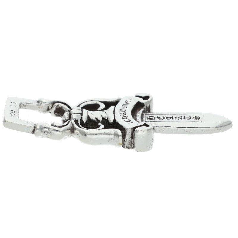 Chrome Hearts #10 Dagger Pendant Sterling Size ONE Silver