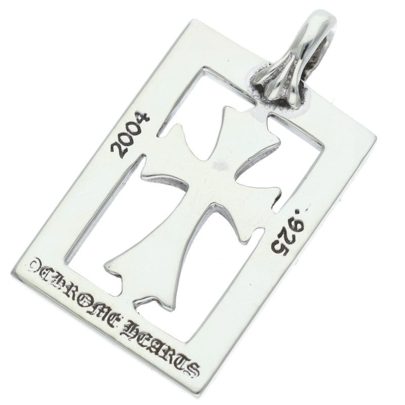 Chrome Hearts Framed Open Charm 925 Silver Size ONE SIZE