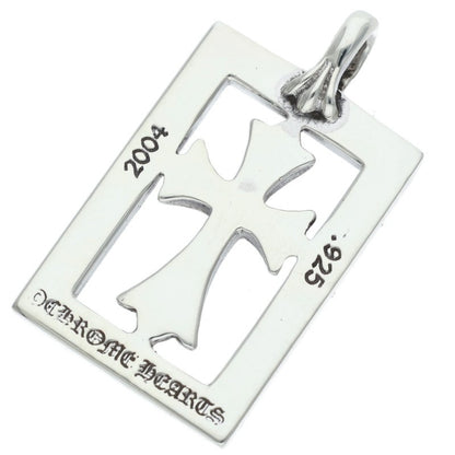 Chrome Hearts Framed Open Charm 925 Silver Size ONE SIZE