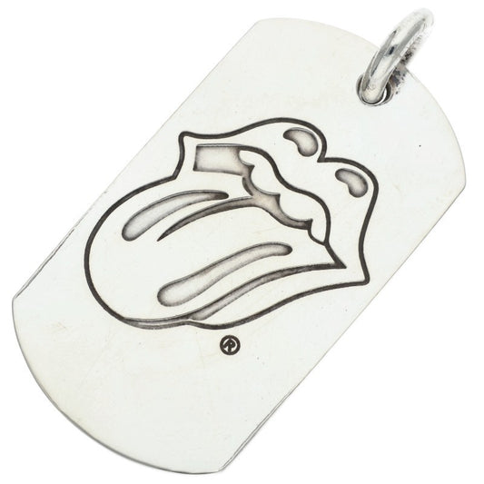 Chrome Hearts Lip & Tongue Large Dog Tag 925 Size ONE SIZE