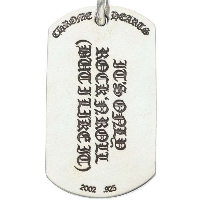 Chrome Hearts Lip & Tongue Large Dog Tag 925
