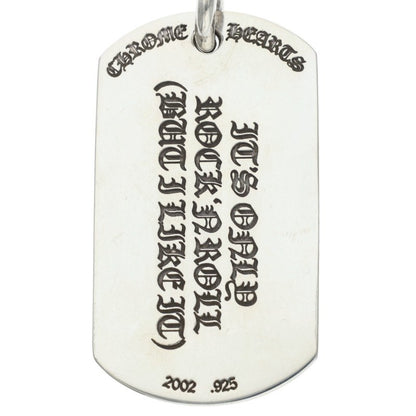 Chrome Hearts Lip & Tongue Large Dog Tag 925