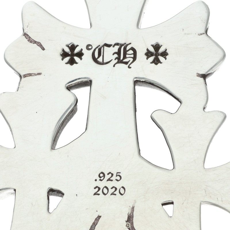 Chrome Hearts Triple CH Cross Small Pendant Size ONE SIZE