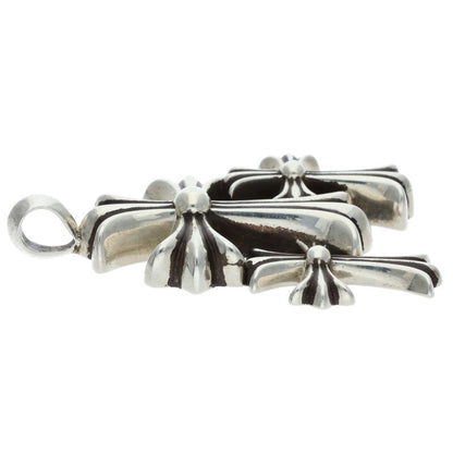 Chrome Hearts Triple CH Cross Small Pendant Size ONE SIZE