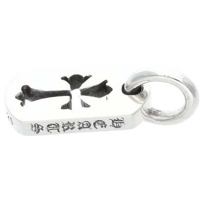 Chrome Hearts 925 Silver Tiny Cutout Cross Dog Size ONE SIZE