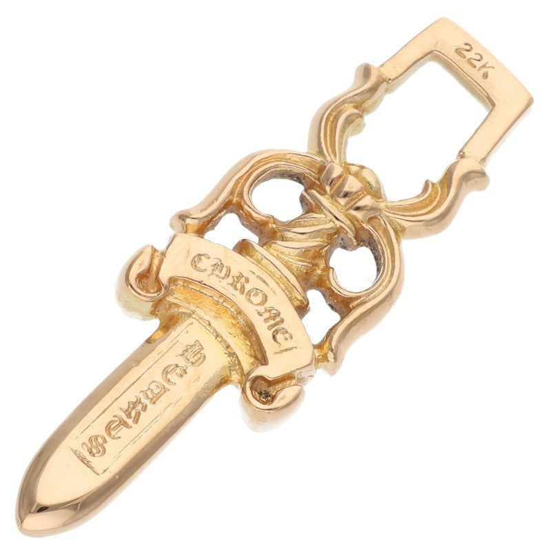 Chrome Hearts 22K Dagger Pave Diamond Pendant