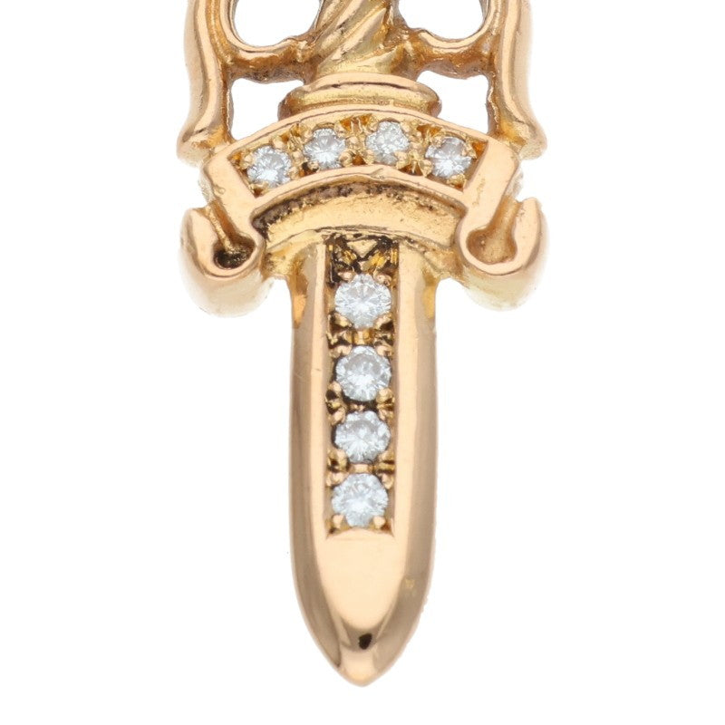 Chrome Hearts 22K Dagger Pave Diamond Pendant