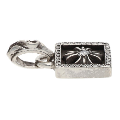 Chrome Hearts 925 Silver Framed CH Plus Pave Size ONE SIZE