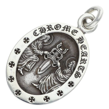Chrome Hearts 925 Silver Angel Medal Oval Size ONE SIZE