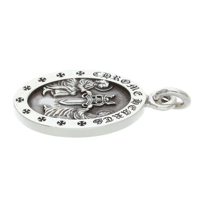 Chrome Hearts 925 Silver Angel Medal Oval Size ONE SIZE