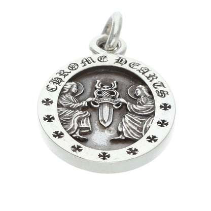 Chrome Hearts 925 Silver Angel Medal Oval Size ONE SIZE