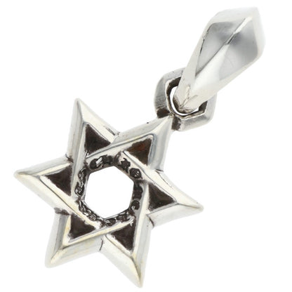 Chrome Hearts 925 Silver Star of David Charm Size ONE SIZE
