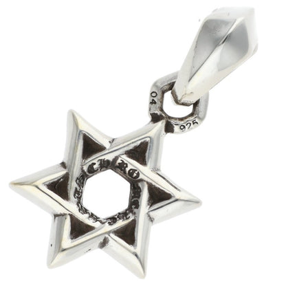 Chrome Hearts 925 Silver Star of David Charm Size ONE SIZE