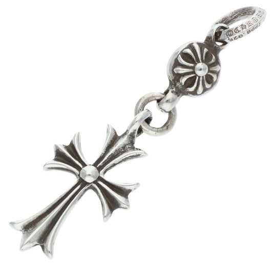 Chrome Hearts 925 Silver 1 Ball Tiny CH Cross Size ONE SIZE