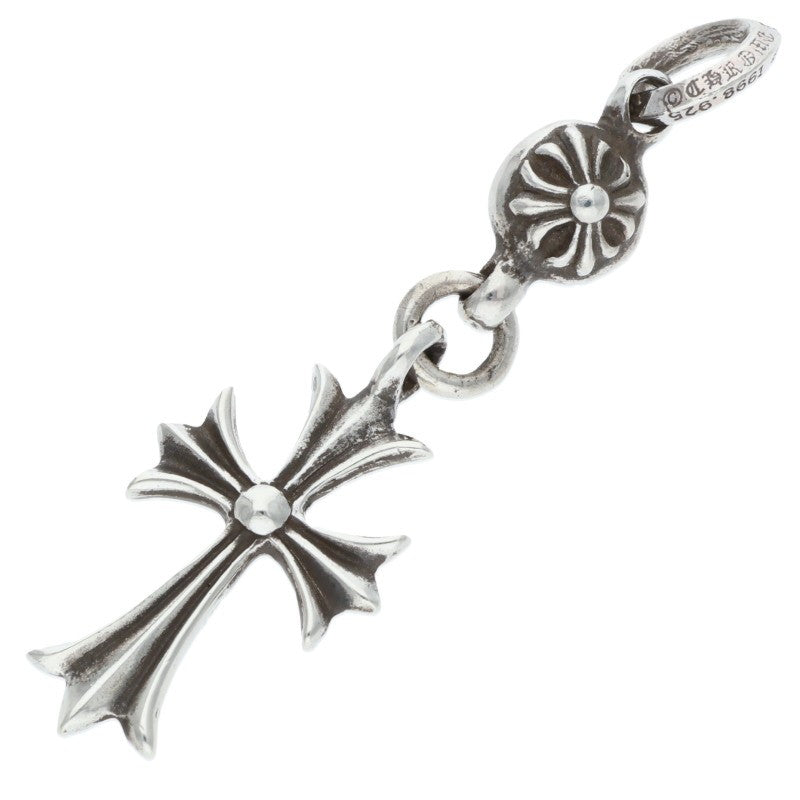 Chrome Hearts 925 Silver 1 Ball Tiny CH Cross