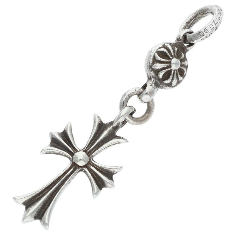 Chrome Hearts 925 Silver 1 Ball Tiny CH Cross