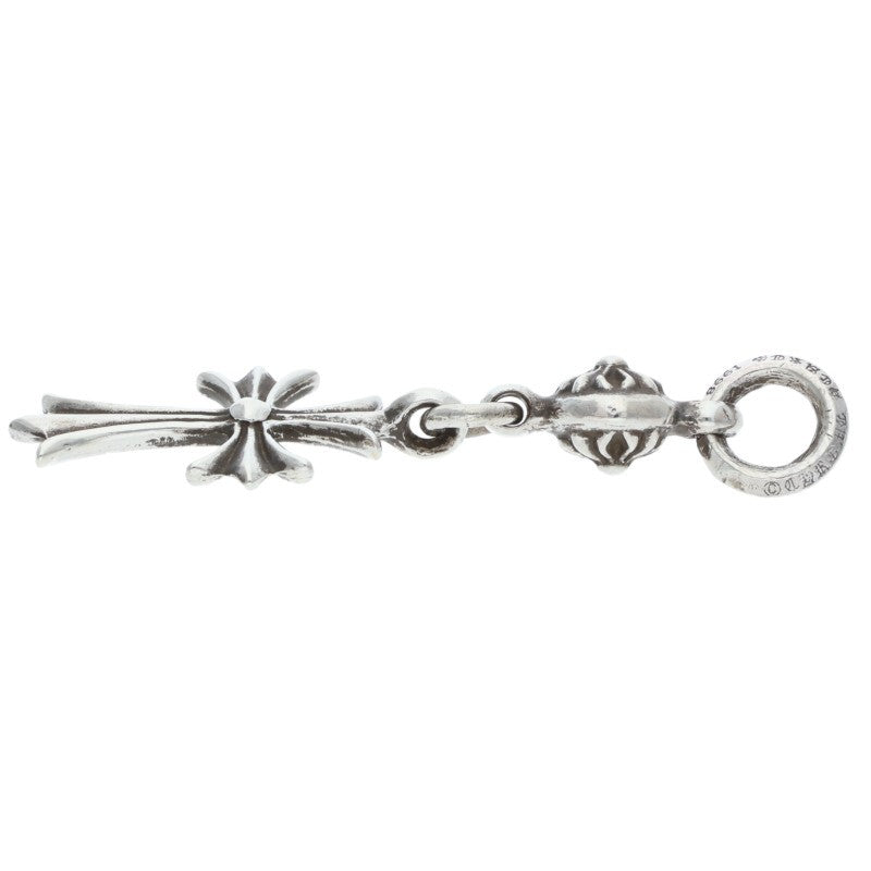 Chrome Hearts 925 Silver 1 Ball Tiny CH Cross
