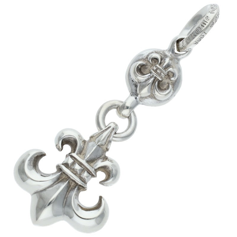 Chrome Hearts 1 Ball BS Fleur Charm Silver 925