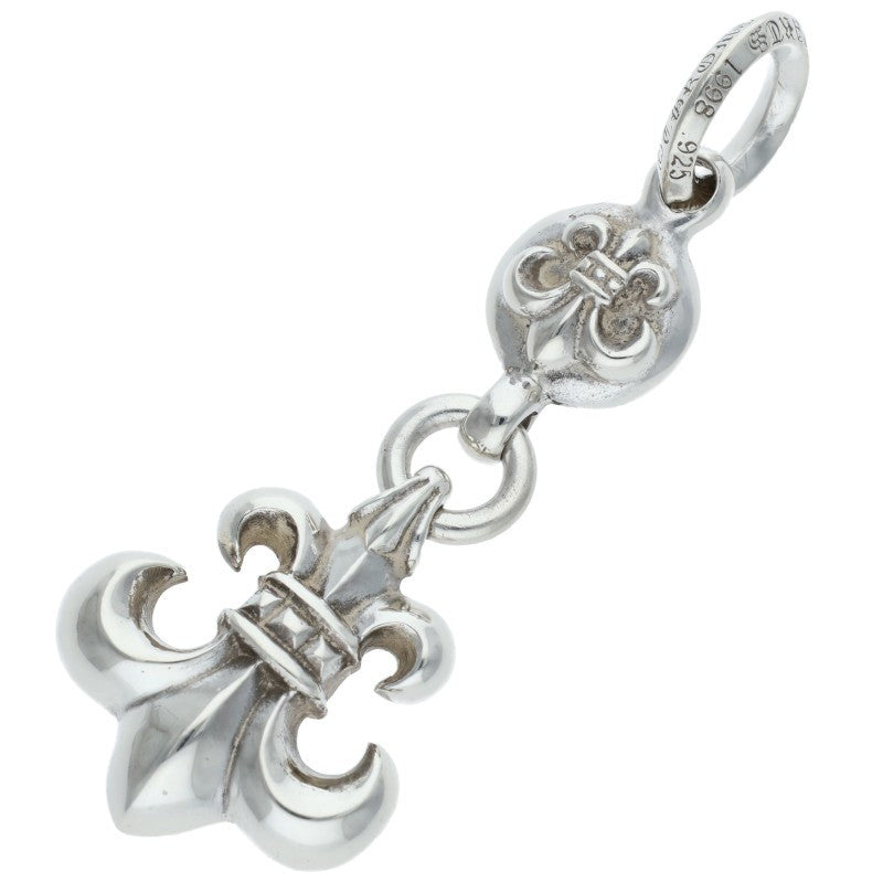 Chrome Hearts 1 Ball BS Fleur Charm Silver 925