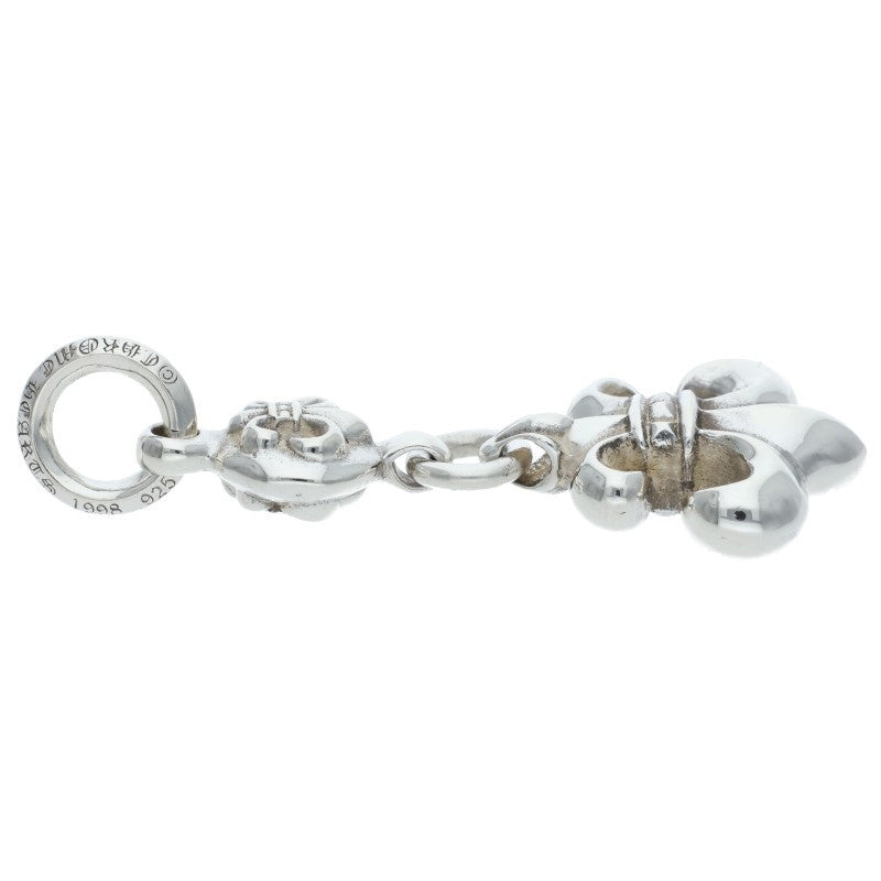 Chrome Hearts 1 Ball BS Fleur Charm Silver 925
