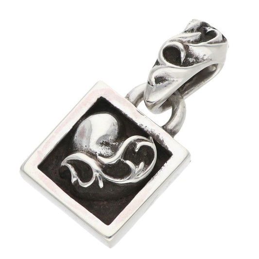 Chrome Hearts Framed Heart Charm Silver 925 Size ONE SIZE