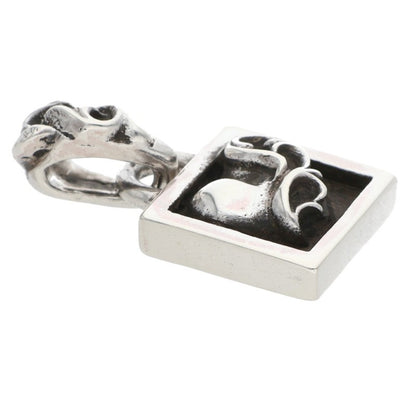 Chrome Hearts Framed Heart Charm Silver 925