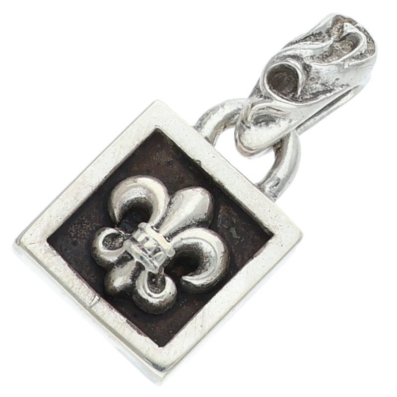 Chrome Hearts Framed BS Fleur Charm Silver 925