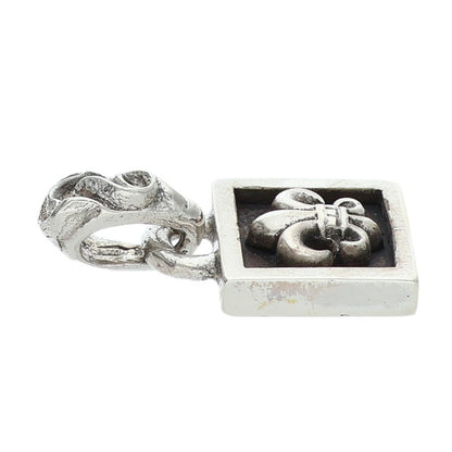 Chrome Hearts Framed BS Fleur Charm Silver 925
