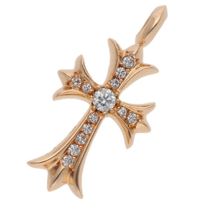 Chrome Hearts 22K Tiny Fat Cross Pave Diamond Size ONE SIZE