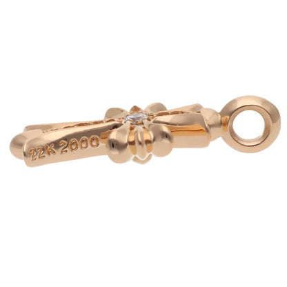 Chrome Hearts 22K Tiny Fat Cross Pave Diamond Size ONE SIZE