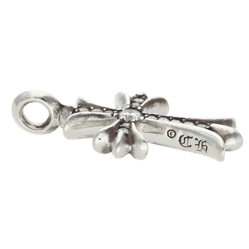 Chrome Hearts 925 Tiny Fat Cross Pave Diamond