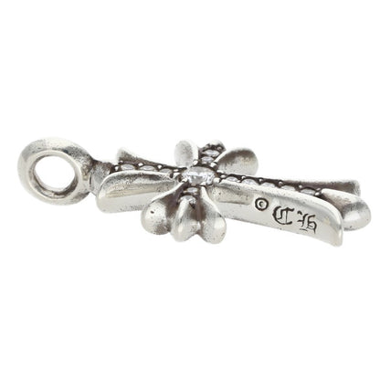 Chrome Hearts 925 Tiny Fat Cross Pave Diamond