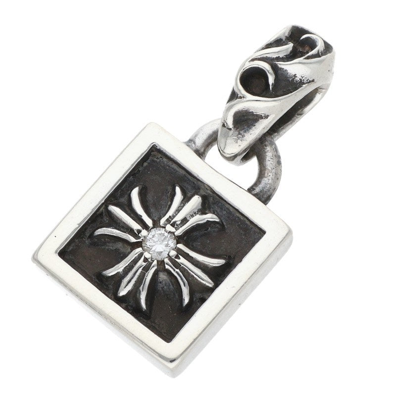Chrome Hearts Framed CH Plus 1 Diamond 925 Size ONE Multi