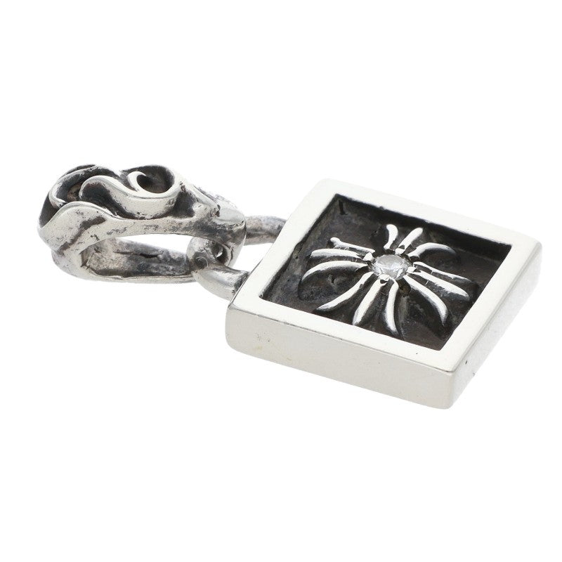Chrome Hearts Framed CH Plus 1 Diamond 925 Size ONE Multi