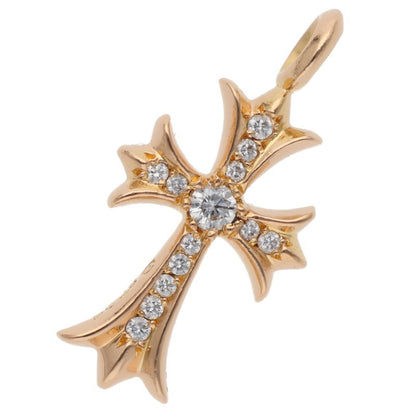 Chrome Hearts 22K Tiny Fat Cross Pave Diamond Size ONE SIZE