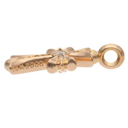 Chrome Hearts 22K Tiny Fat Cross Pave Diamond Size ONE SIZE