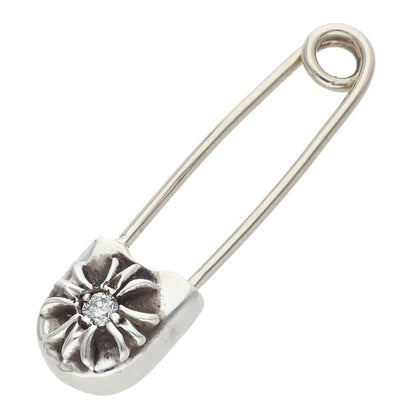 Chrome Hearts Small Safety Pin 1 Diamond 925 Size ONE SIZE