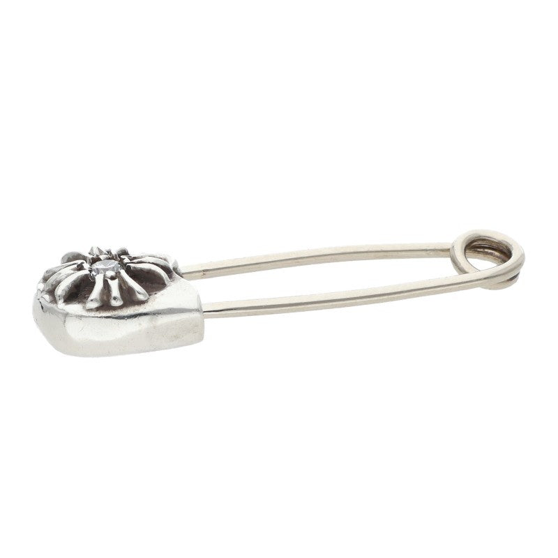 Chrome Hearts Small Safety Pin 1 Diamond 925 Size ONE SIZE