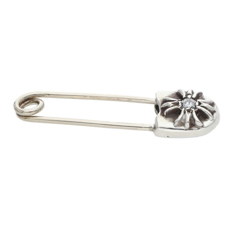 Chrome Hearts Small Safety Pin 1 Diamond 925 Size ONE SIZE