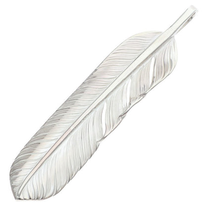 L flight feather 01 Silver Flight Feather Size ONE SIZE