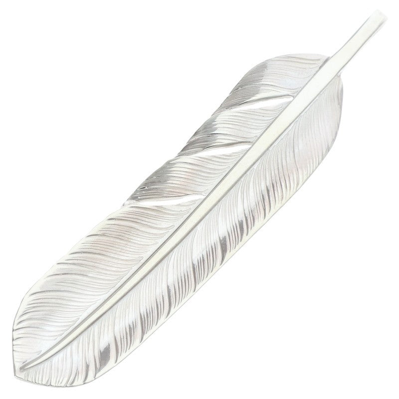 L flight feather 01 Silver Flight Feather Size ONE SIZE