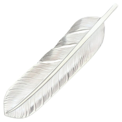 L flight feather 01 Silver Flight Feather Size ONE SIZE