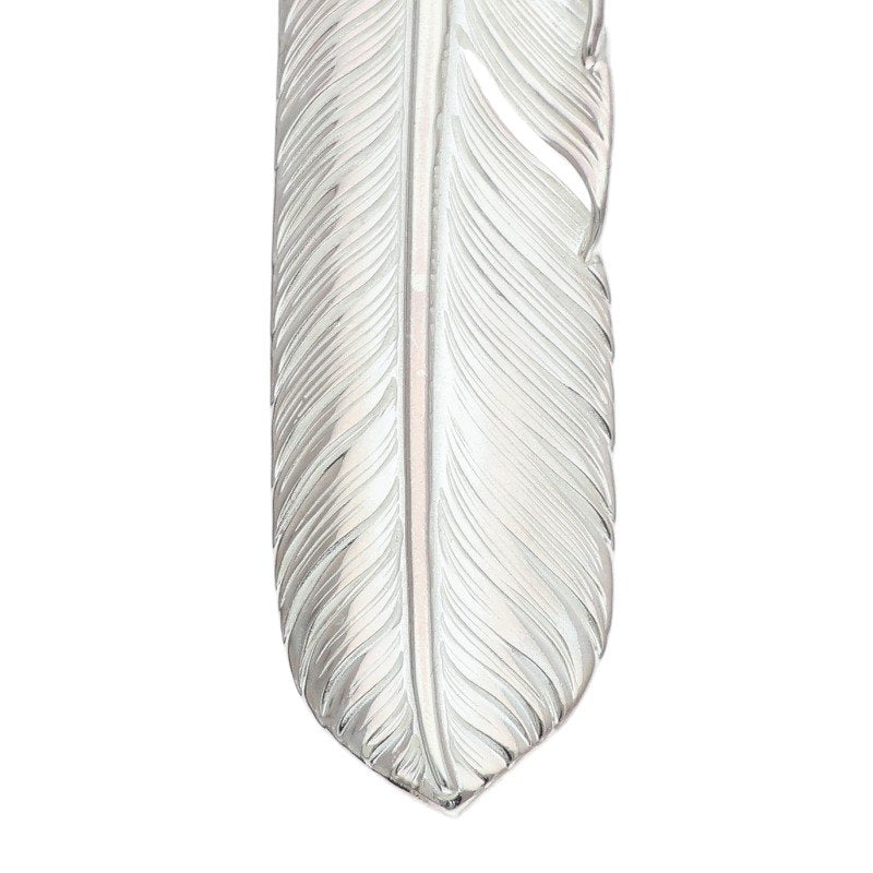 L flight feather 01 Silver Flight Feather Size ONE SIZE