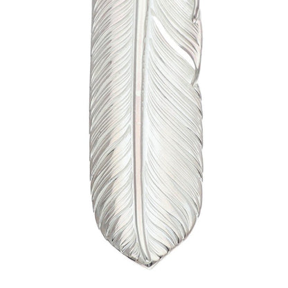 L flight feather 01 Silver Flight Feather Size ONE SIZE